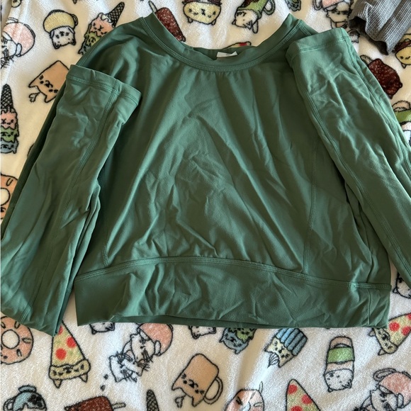 Altar’d State Green Open Back Crop Top - Picture 3 of 5